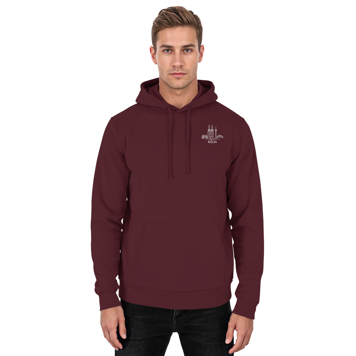 Köln Skyline Stick - Basic Unisex Hoodie
