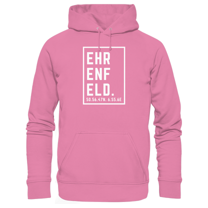 Ehrenfeld Koordinaten (großer Druck auf der Brust) - Basic Unisex Hoodie