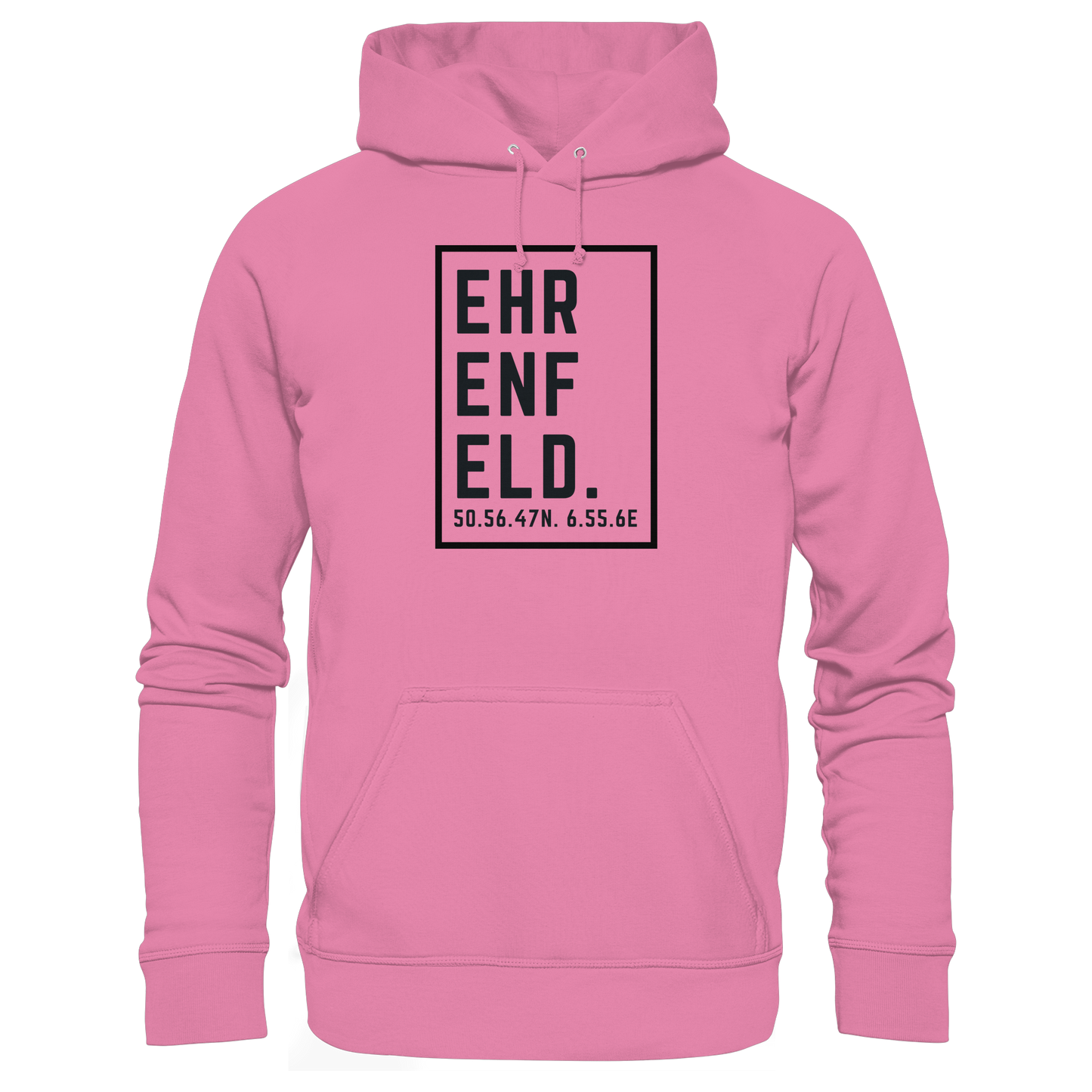 Ehrenfeld Koordinaten (großer Druck auf der Brust) - Basic Unisex Hoodie