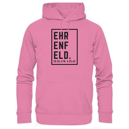Ehrenfeld Koordinaten (großer Druck auf der Brust) - Basic Unisex Hoodie