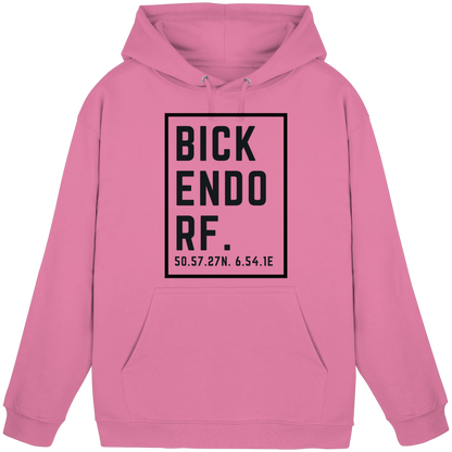 Bickendorf Koordinaten (großer Druck auf der Brust) - Basic Unisex Hoodie