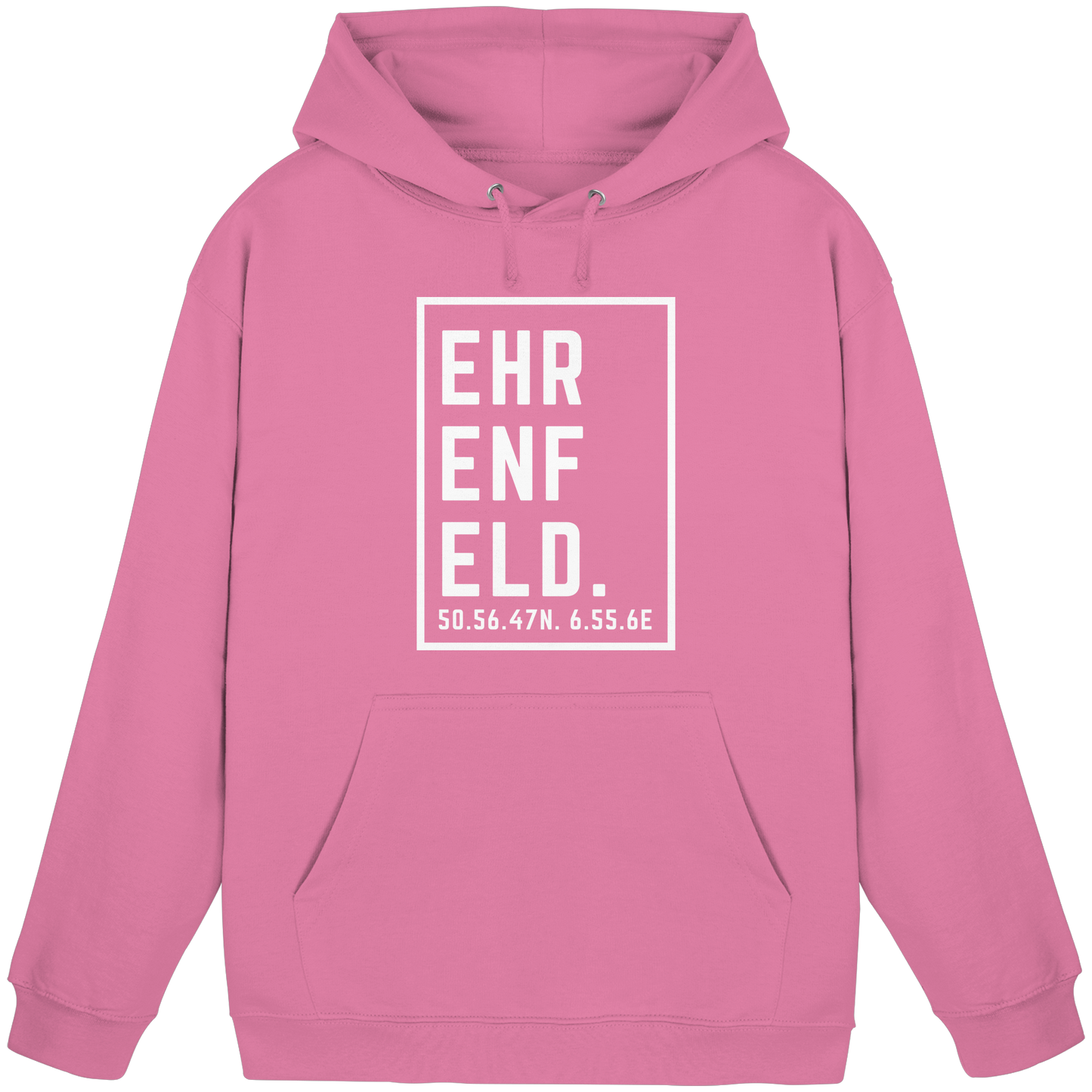 Ehrenfeld Koordinaten (großer Druck auf der Brust) - Basic Unisex Hoodie