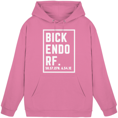 Bickendorf Koordinaten (großer Druck auf der Brust) - Basic Unisex Hoodie