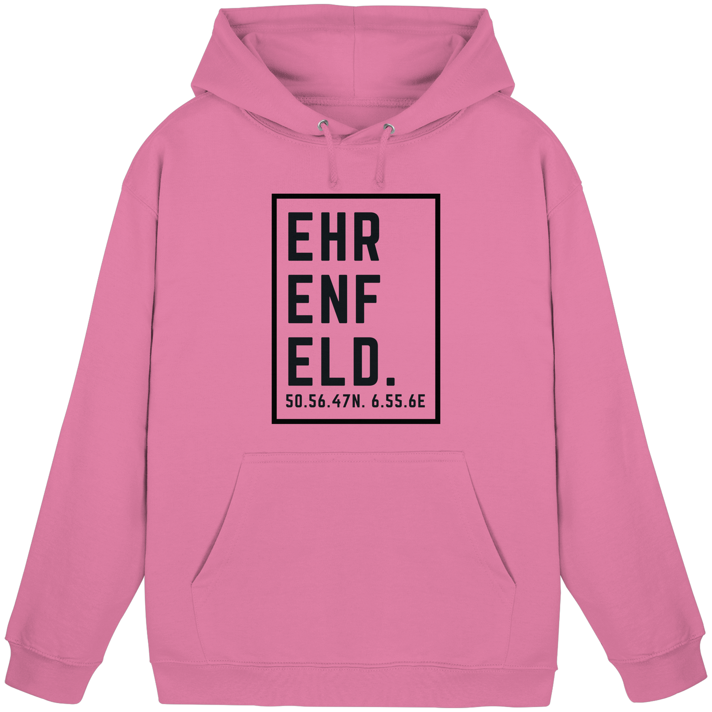 Ehrenfeld Koordinaten (großer Druck auf der Brust) - Basic Unisex Hoodie