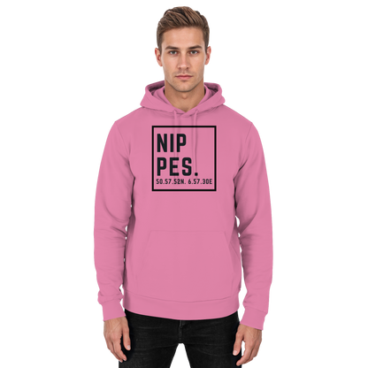 Nippes Koordinaten (großer Druck auf der Brust) - Basic Unisex Hoodie