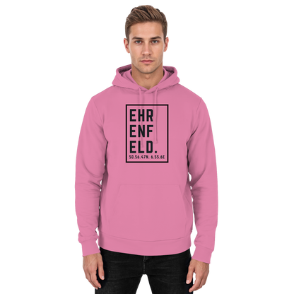 Ehrenfeld Koordinaten (großer Druck auf der Brust) - Basic Unisex Hoodie