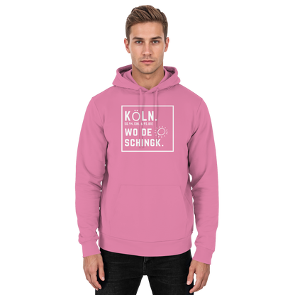 Wo de Sonn schingk - Köln Druck - Basic Unisex Hoodie