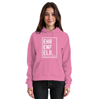 Ehrenfeld Koordinaten (großer Druck auf der Brust) - Basic Unisex Hoodie