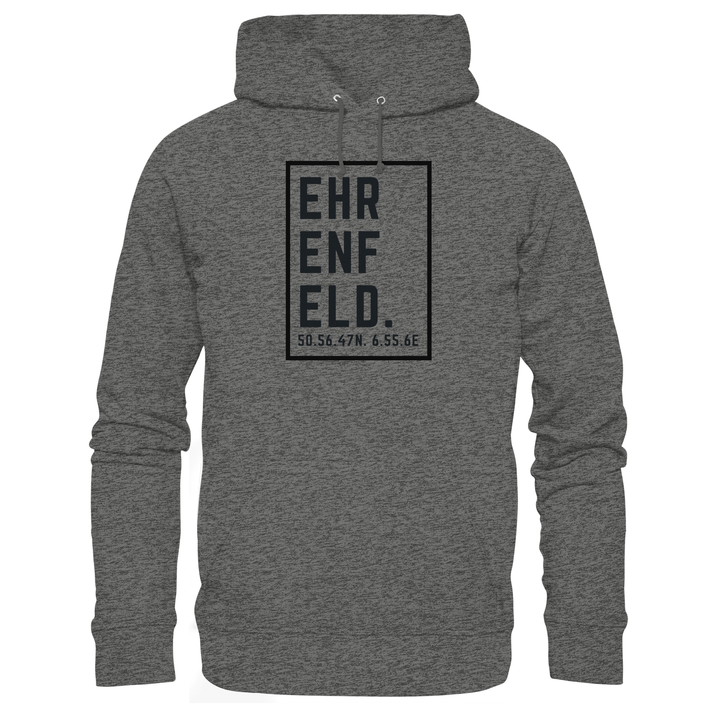 Ehrenfeld Koordinaten (großer Druck auf der Brust) - Basic Unisex Hoodie