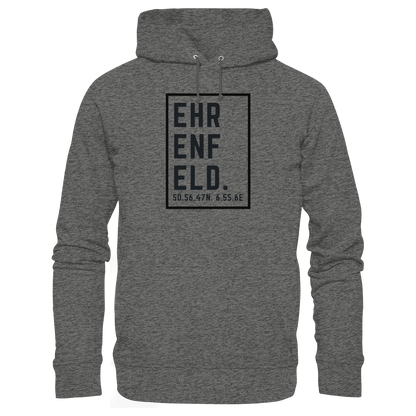 Ehrenfeld Koordinaten (großer Druck auf der Brust) - Basic Unisex Hoodie