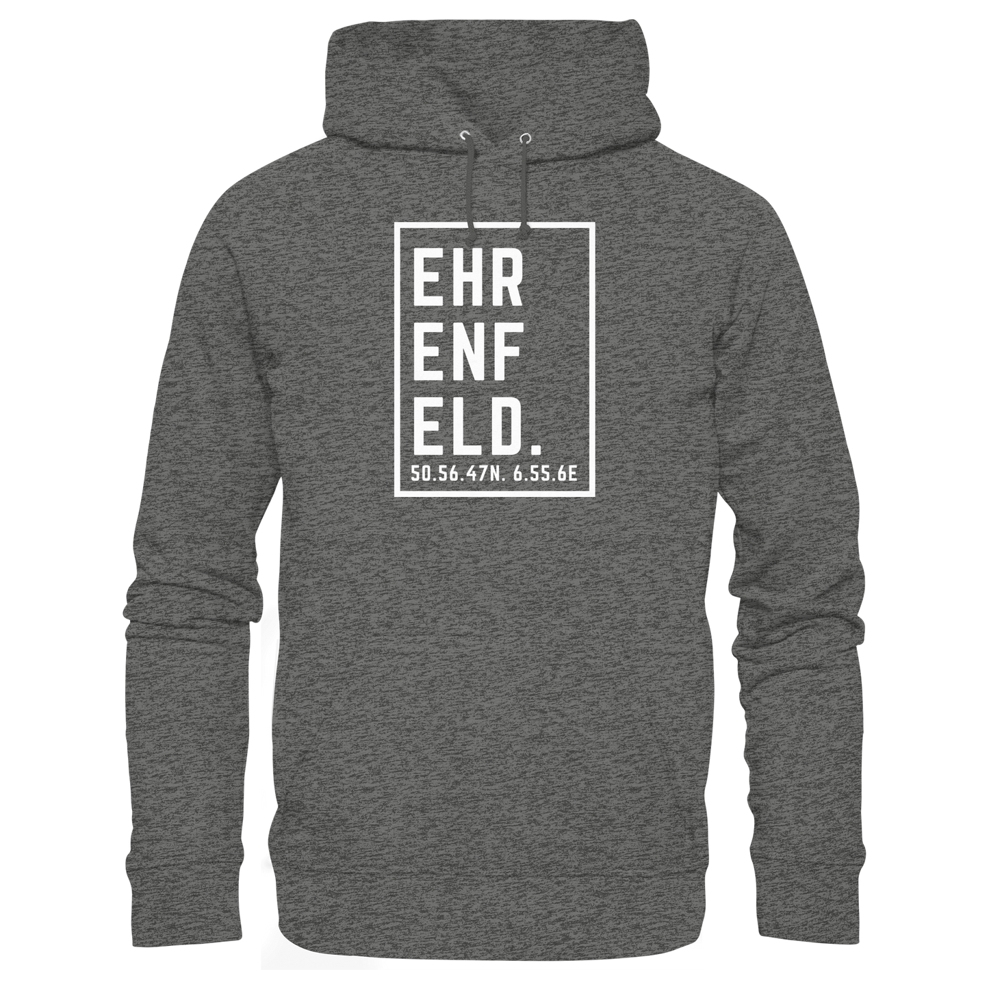 Ehrenfeld Koordinaten (großer Druck auf der Brust) - Basic Unisex Hoodie