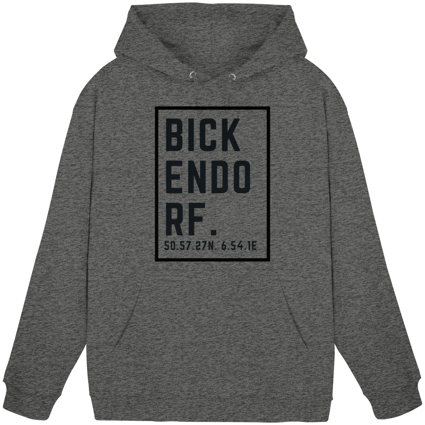 Bickendorf Koordinaten (großer Druck auf der Brust) - Basic Unisex Hoodie