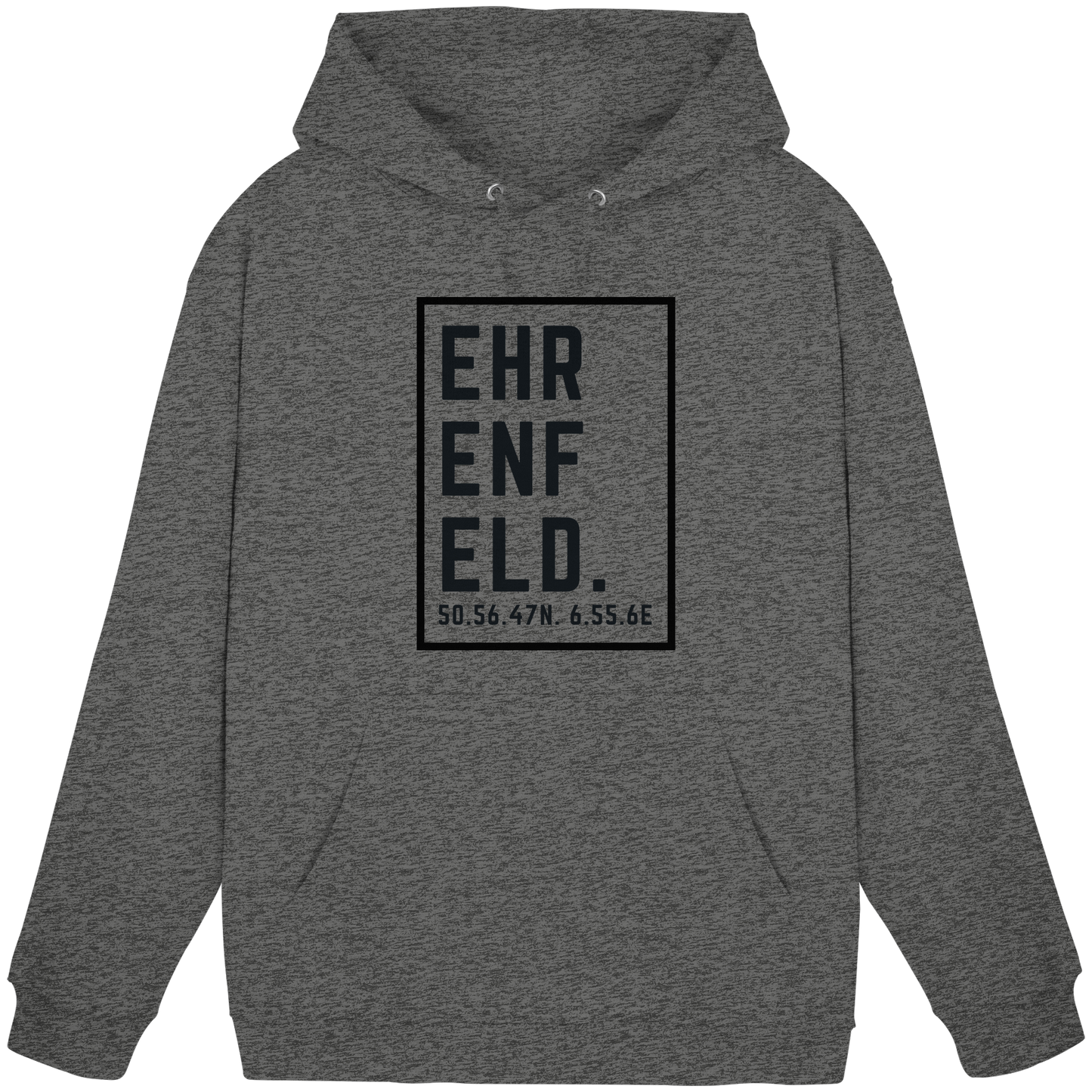 Ehrenfeld Koordinaten (großer Druck auf der Brust) - Basic Unisex Hoodie