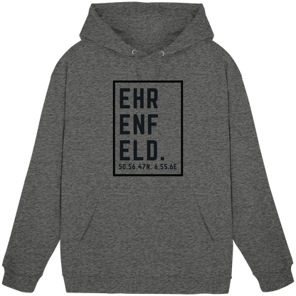 Ehrenfeld Koordinaten (großer Druck auf der Brust) - Basic Unisex Hoodie
