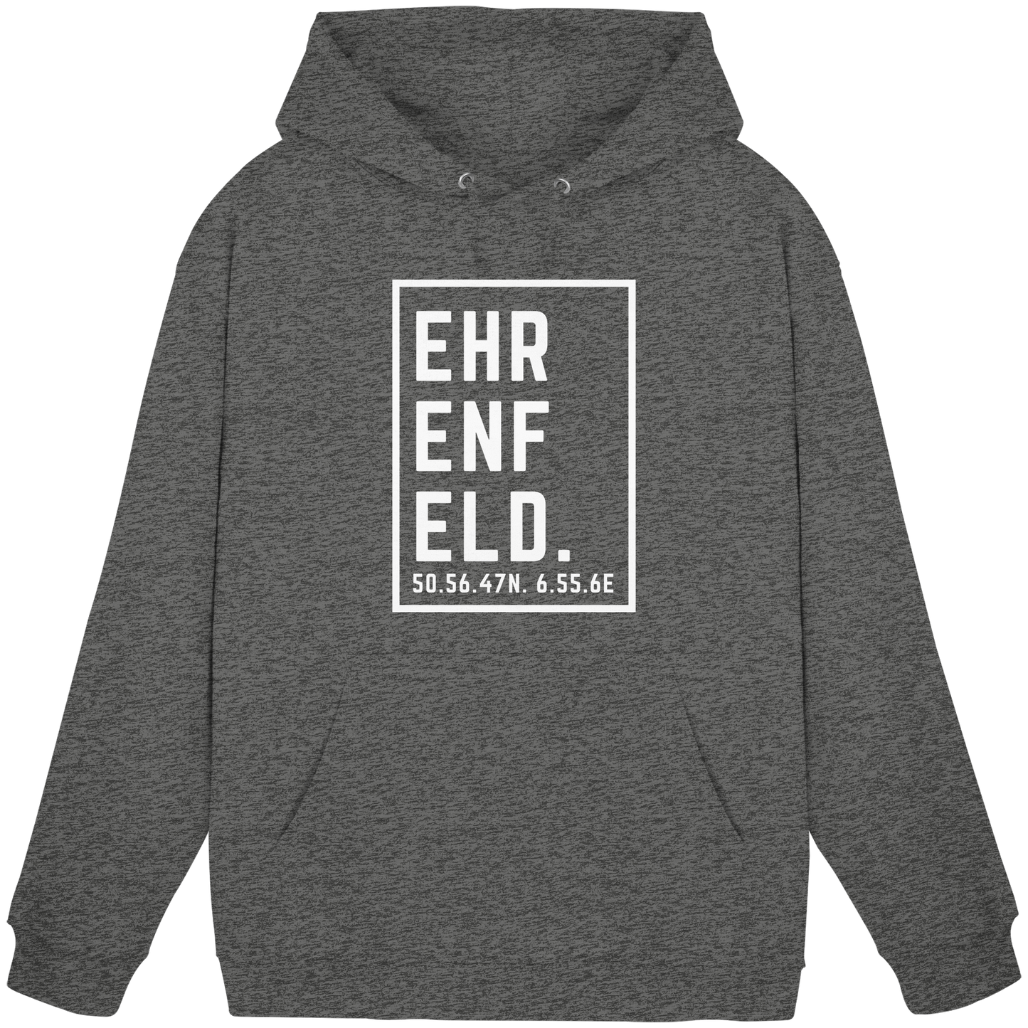 Ehrenfeld Koordinaten (großer Druck auf der Brust) - Basic Unisex Hoodie