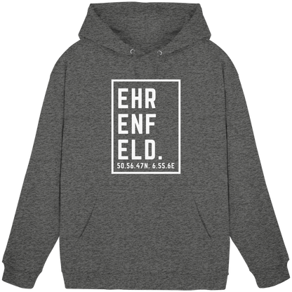 Ehrenfeld Koordinaten (großer Druck auf der Brust) - Basic Unisex Hoodie