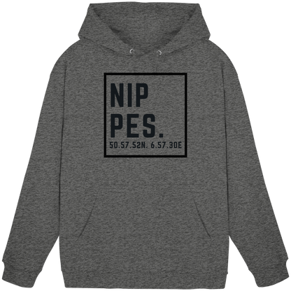 Nippes Koordinaten (großer Druck auf der Brust) - Basic Unisex Hoodie