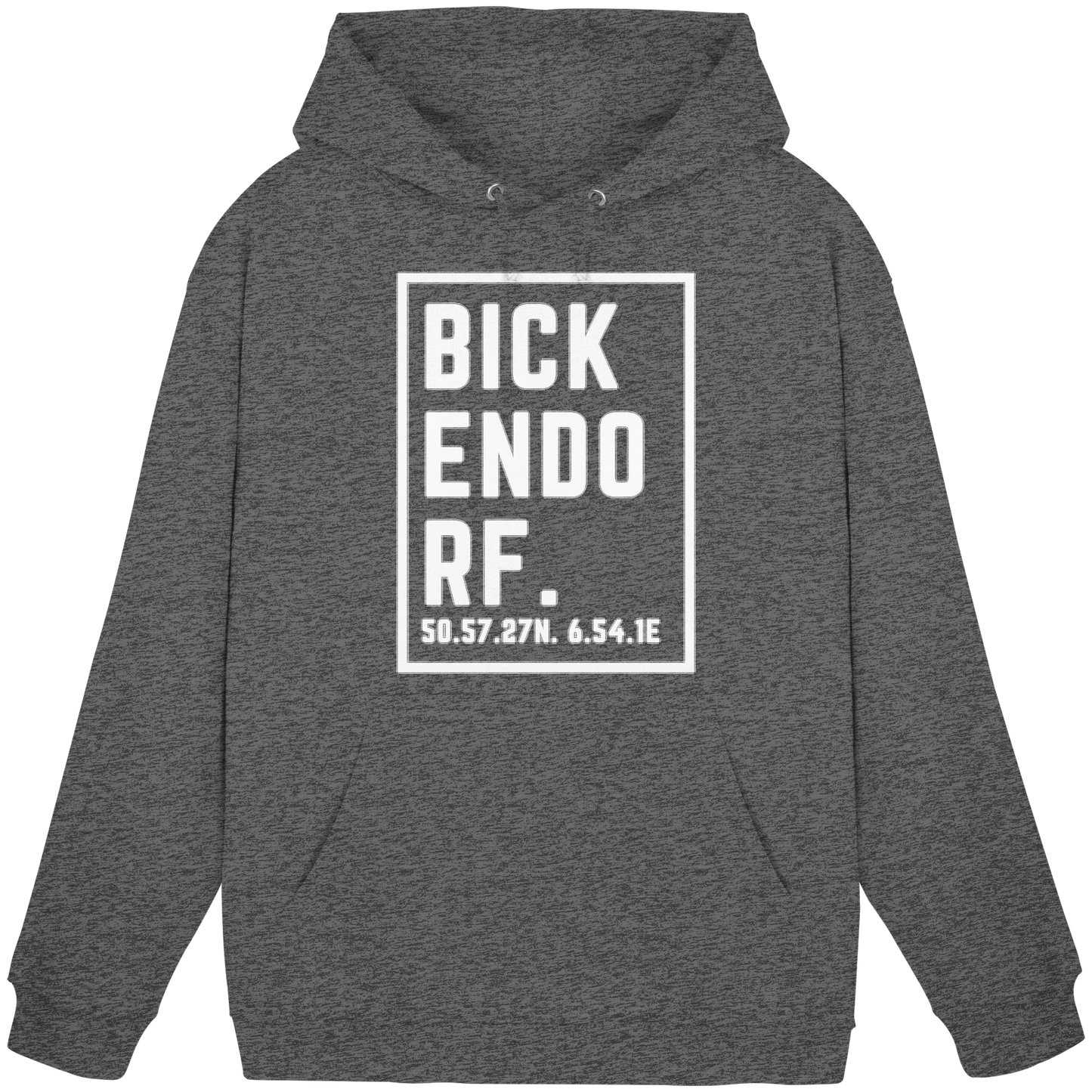 Bickendorf Koordinaten (großer Druck auf der Brust) - Basic Unisex Hoodie