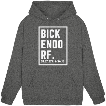 Bickendorf Koordinaten (großer Druck auf der Brust) - Basic Unisex Hoodie