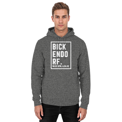 Bickendorf Koordinaten (großer Druck auf der Brust) - Basic Unisex Hoodie