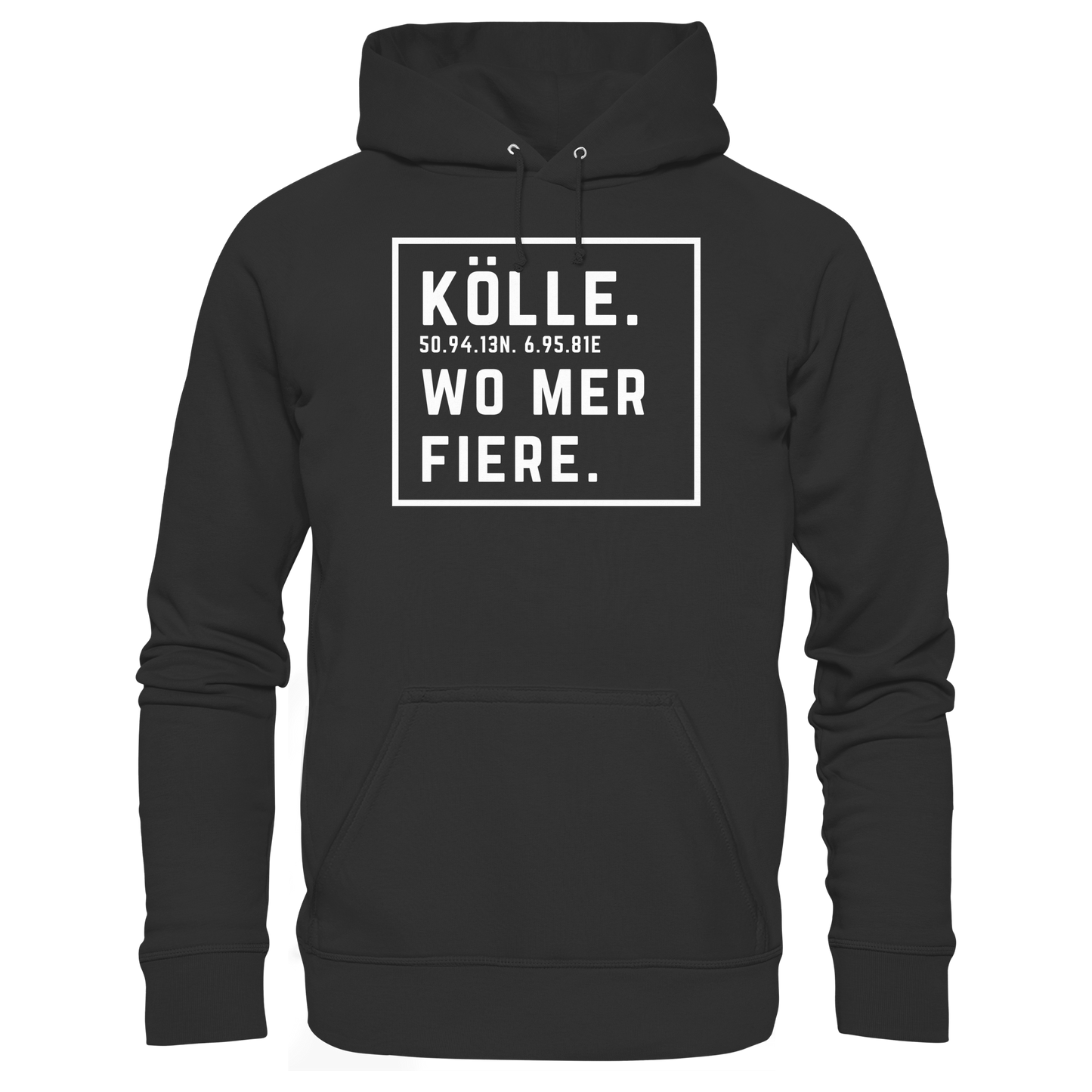 Kölle Fiere Druck  - Basic Unisex Hoodie
