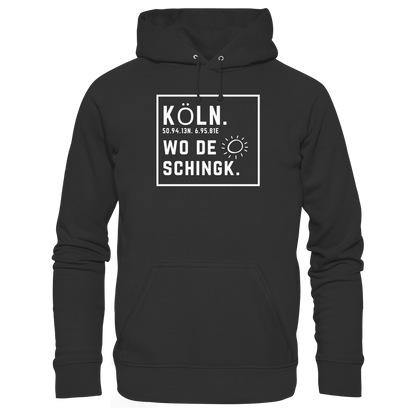 Wo de Sonn schingk - Köln Druck - Basic Unisex Hoodie