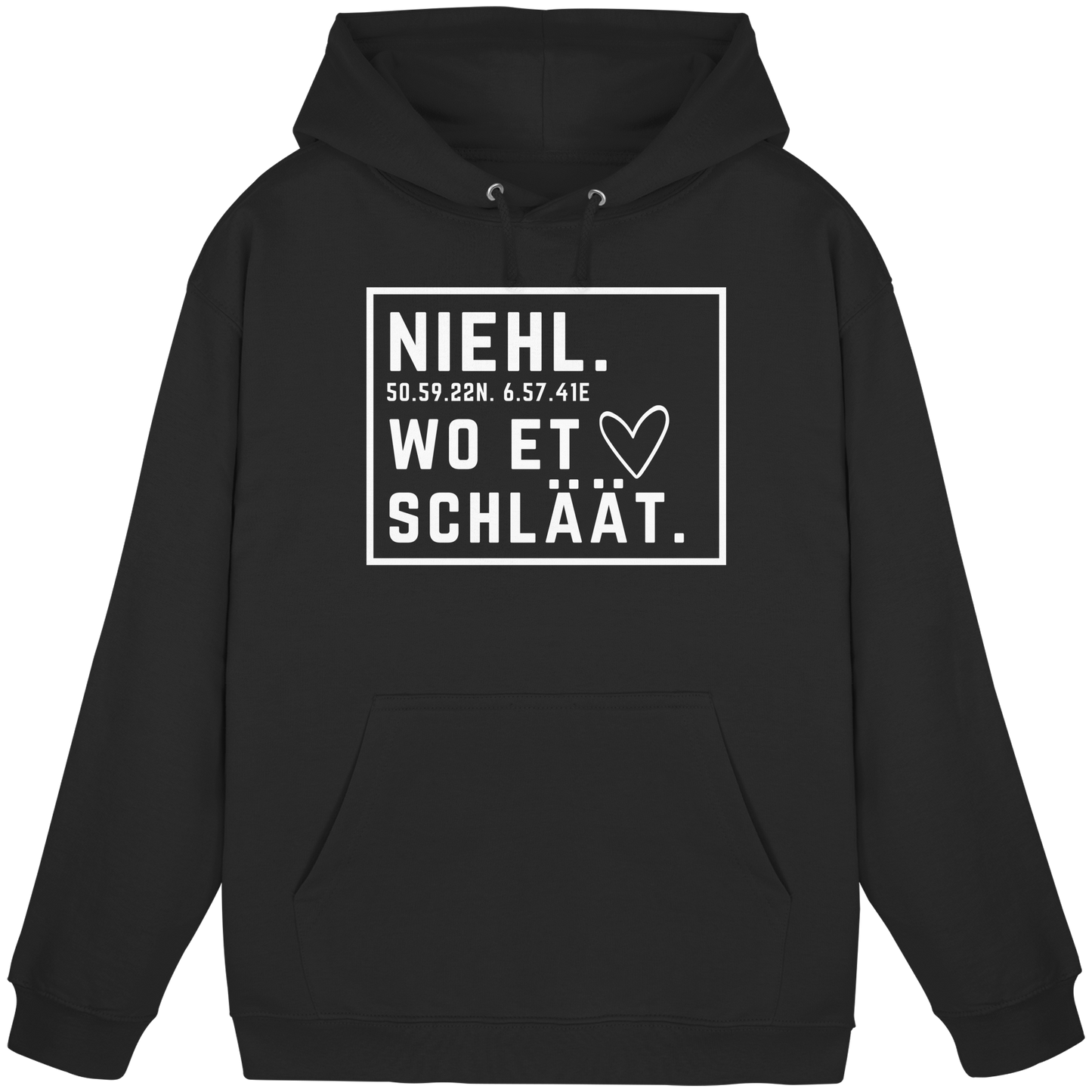 Niehl Hätz Druck - Basic Unisex Hoodie
