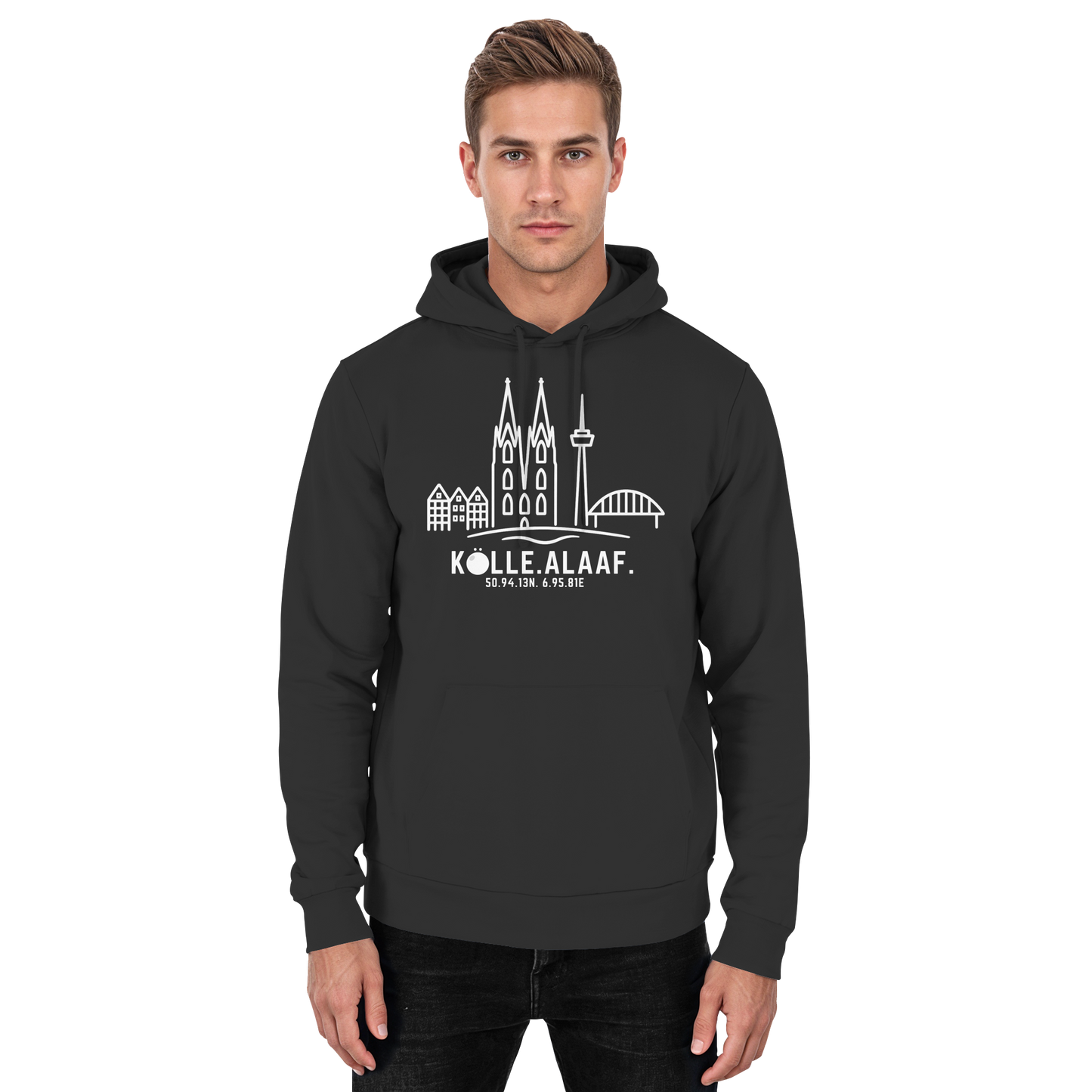 Skyline Alaaf Druck - Basic Unisex Hoodie