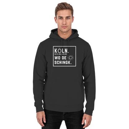 Wo de Sonn schingk - Köln Druck - Basic Unisex Hoodie