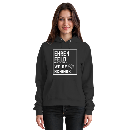 Wo de Sonn schingk - Ehrenfeld Druck - Basic Unisex Hoodie