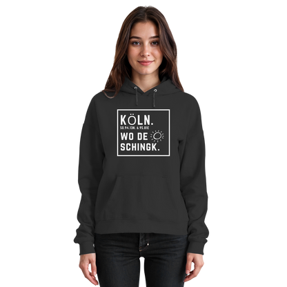 Wo de Sonn schingk - Köln Druck - Basic Unisex Hoodie