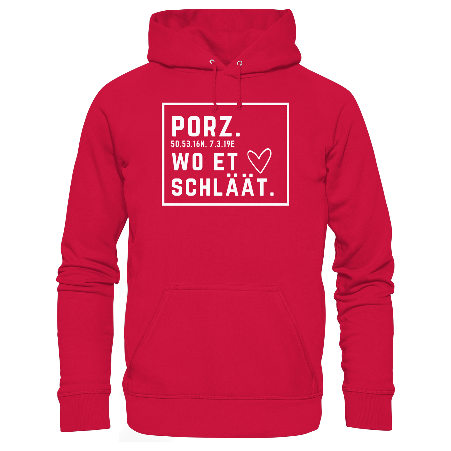 Porz Hätz Druck - Basic Unisex Hoodie