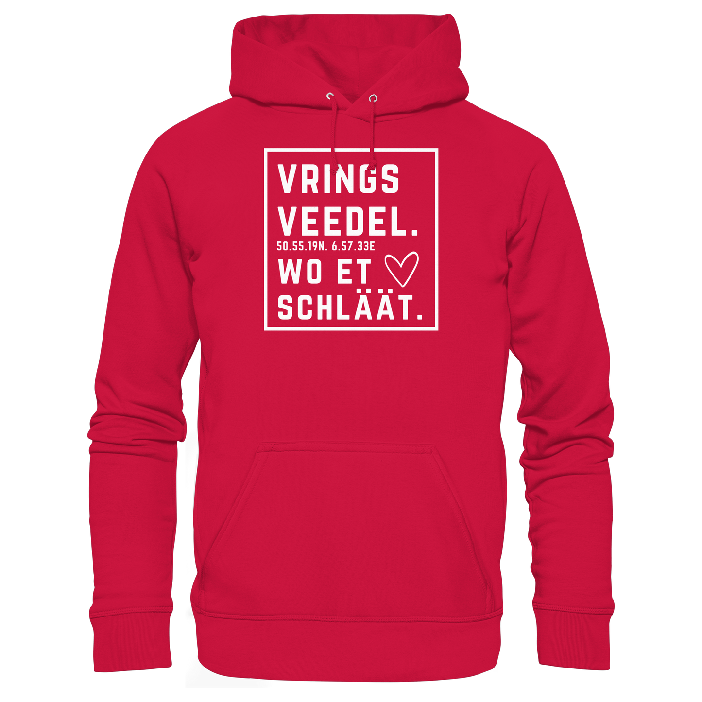 Vringsveedel Hätz Druck - Basic Unisex Hoodie