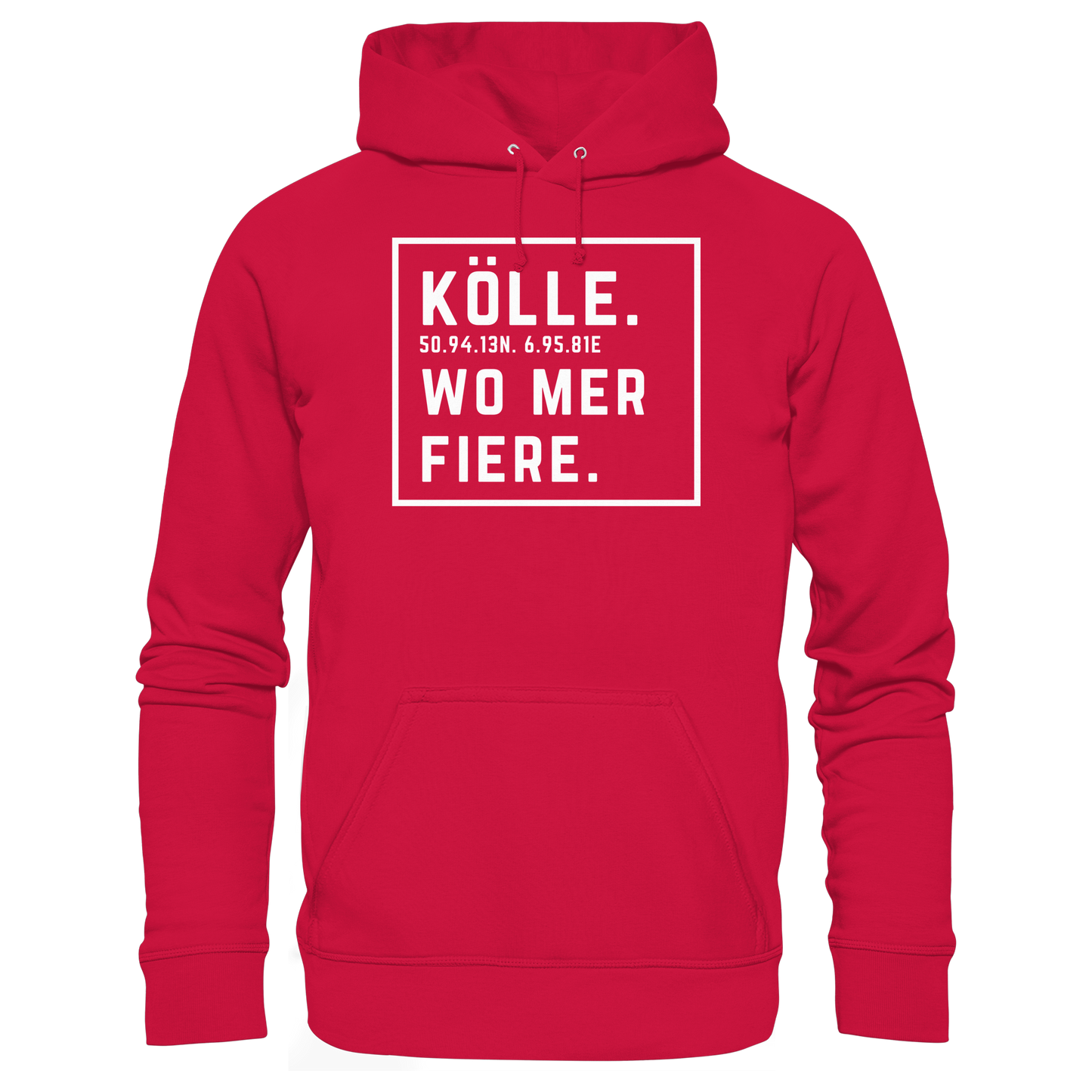 Kölle Fiere Druck  - Basic Unisex Hoodie