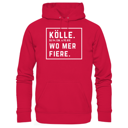 Kölle Fiere Druck  - Basic Unisex Hoodie