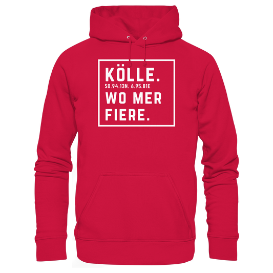 Kölle Fiere Druck  - Basic Unisex Hoodie