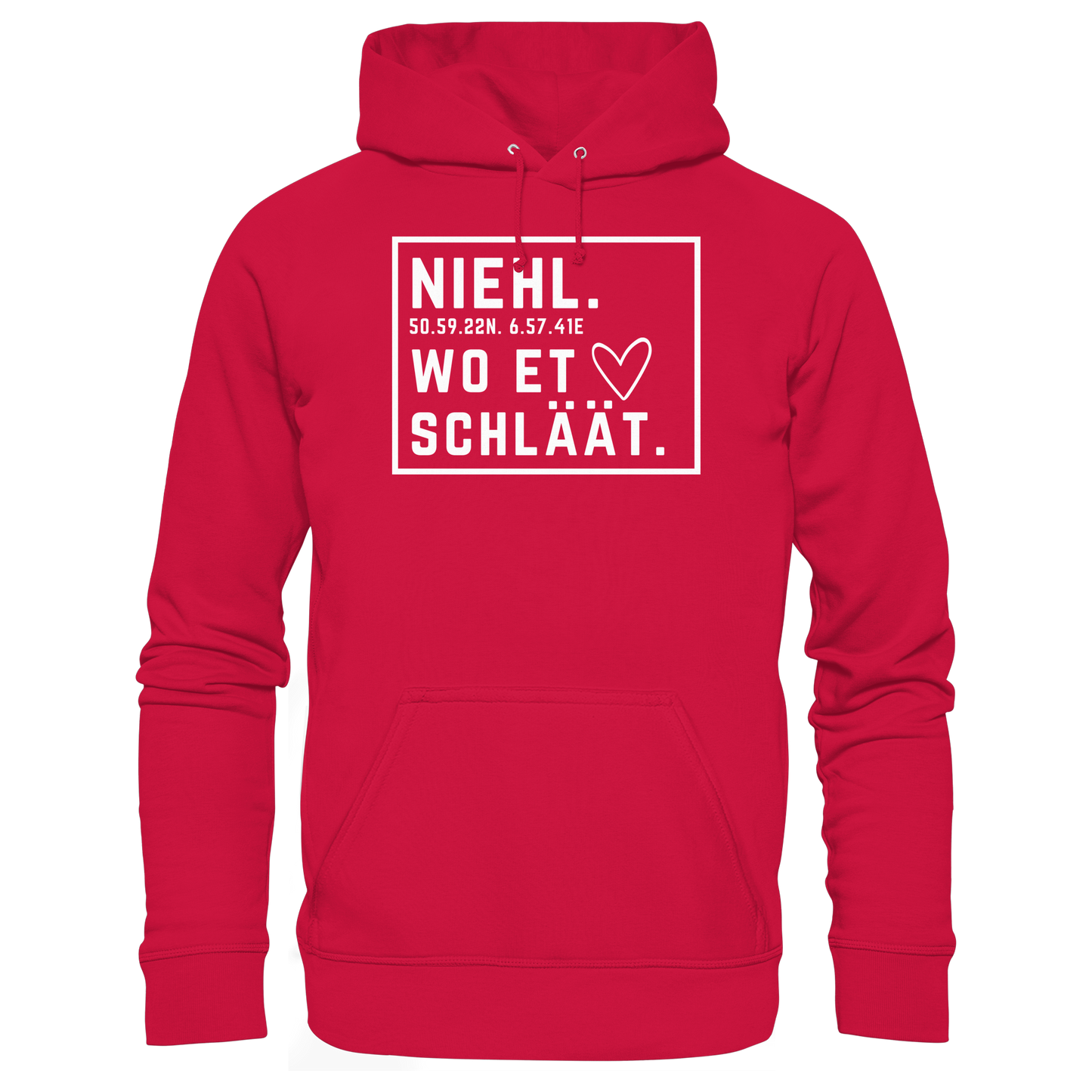 Niehl Hätz Druck - Basic Unisex Hoodie