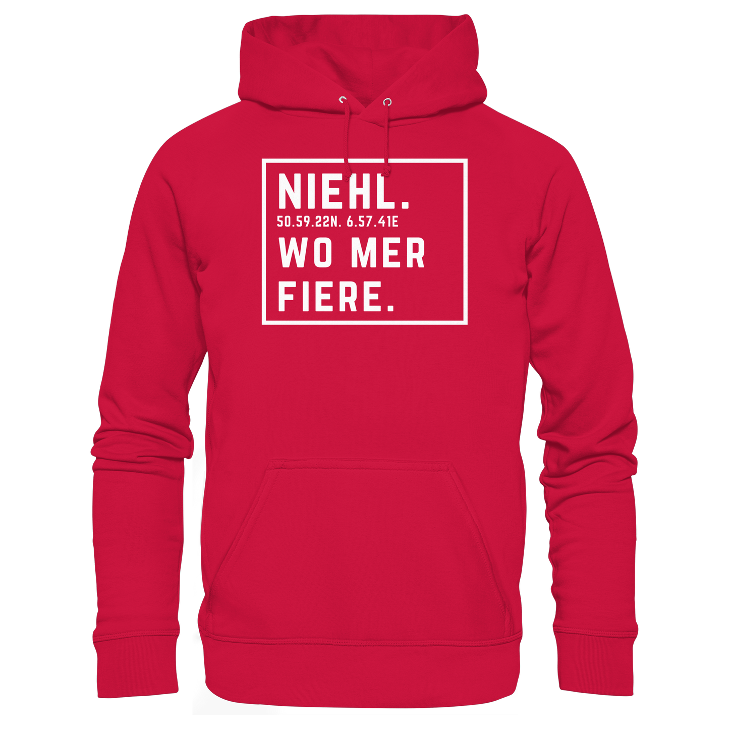 Niehl Fiere Druck - Basic Unisex Hoodie