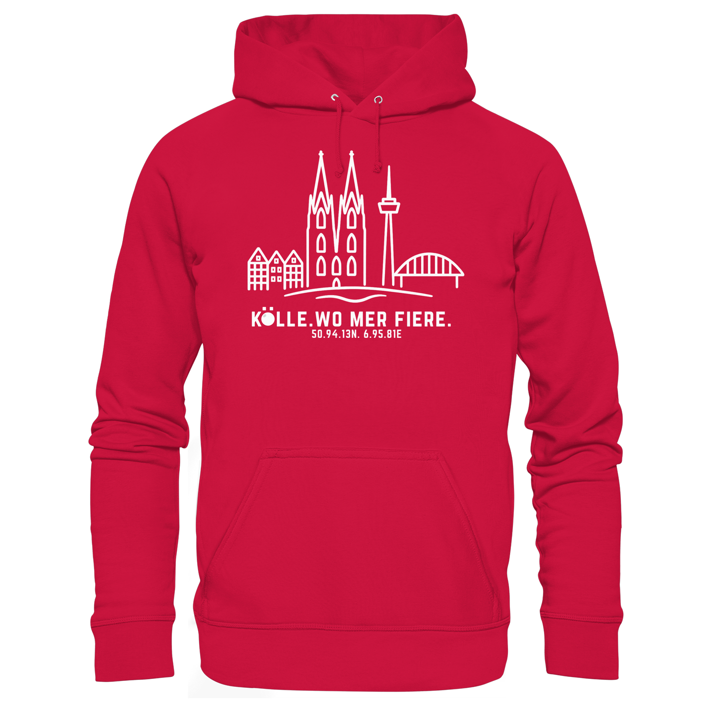 Skyline Fiere Druck - Basic Unisex Hoodie