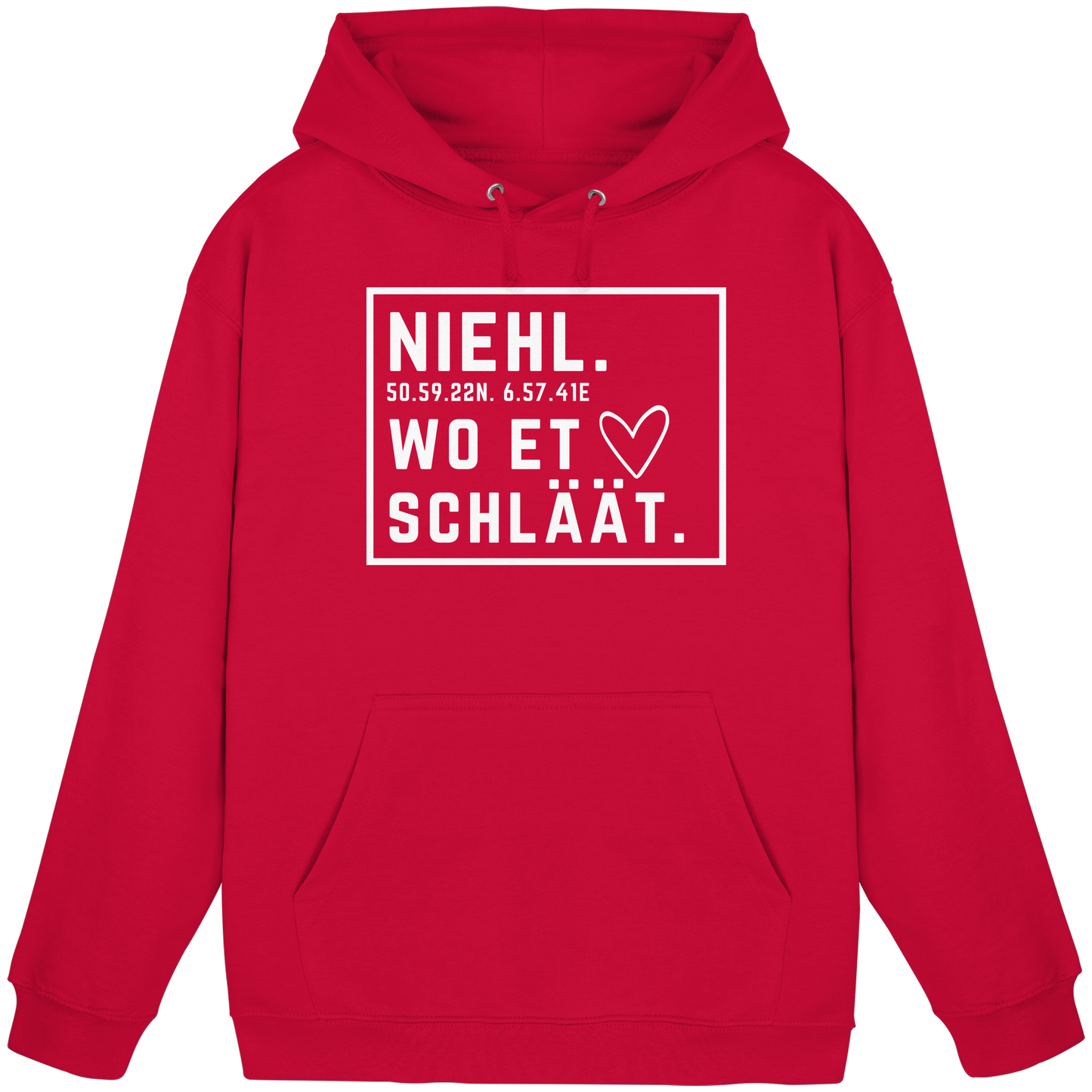 Niehl Hätz Druck - Basic Unisex Hoodie