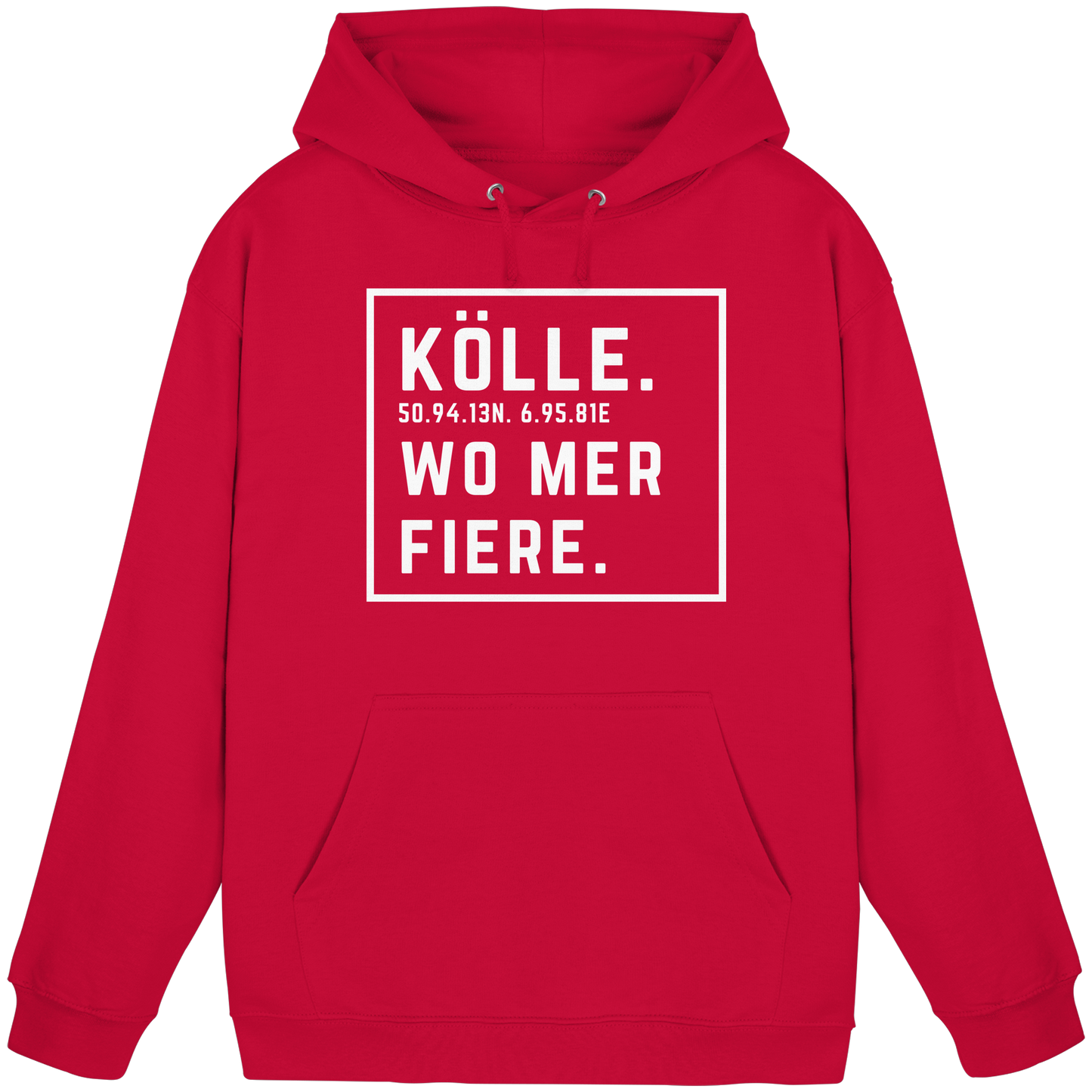 Kölle Fiere Druck  - Basic Unisex Hoodie