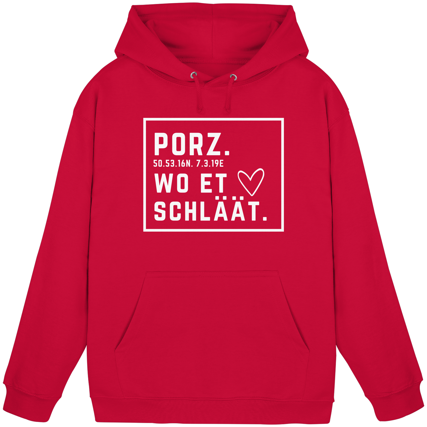 Porz Hätz Druck - Basic Unisex Hoodie