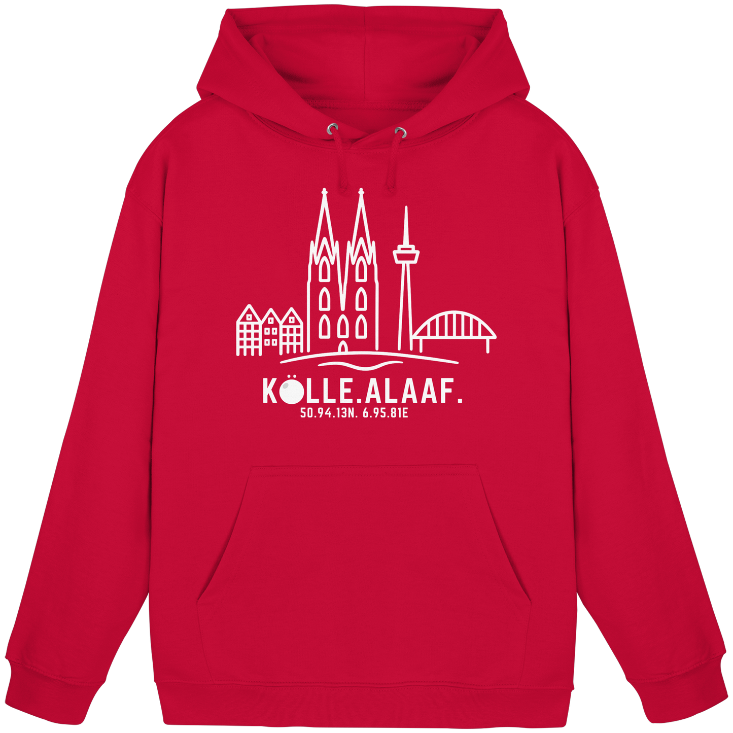 Skyline Alaaf Druck - Basic Unisex Hoodie