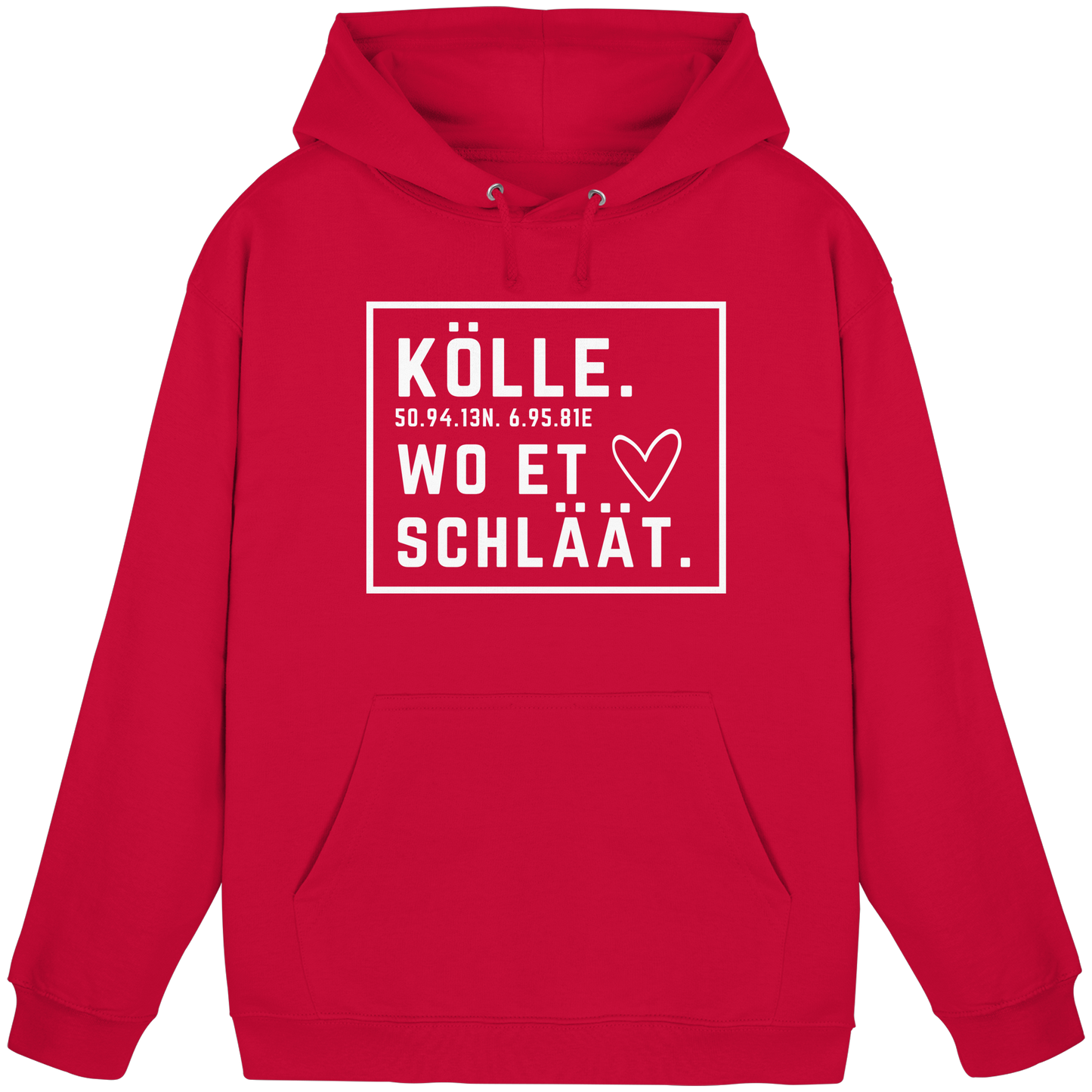 Kölle Hätz Druck - Basic Unisex Hoodie