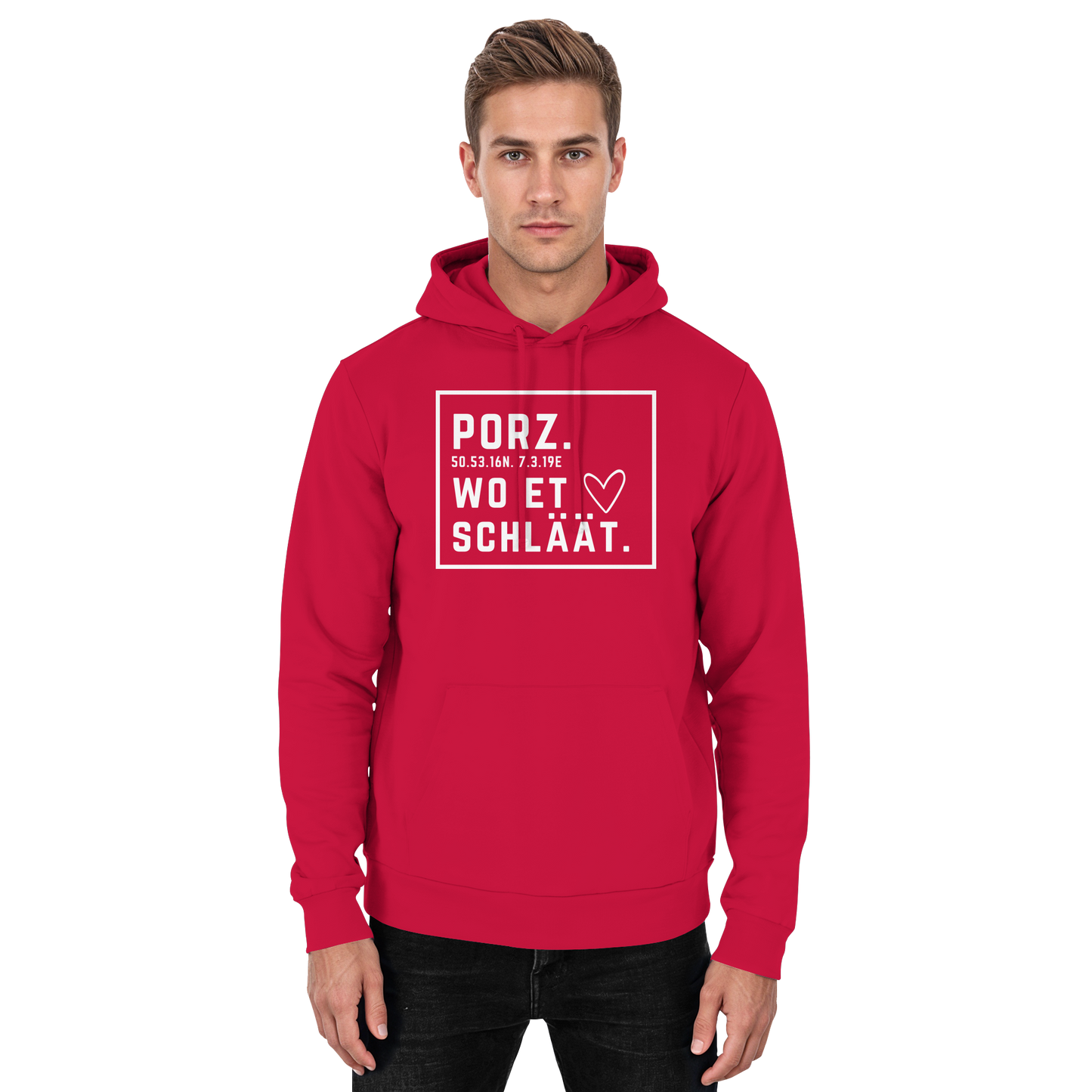Porz Hätz Druck - Basic Unisex Hoodie