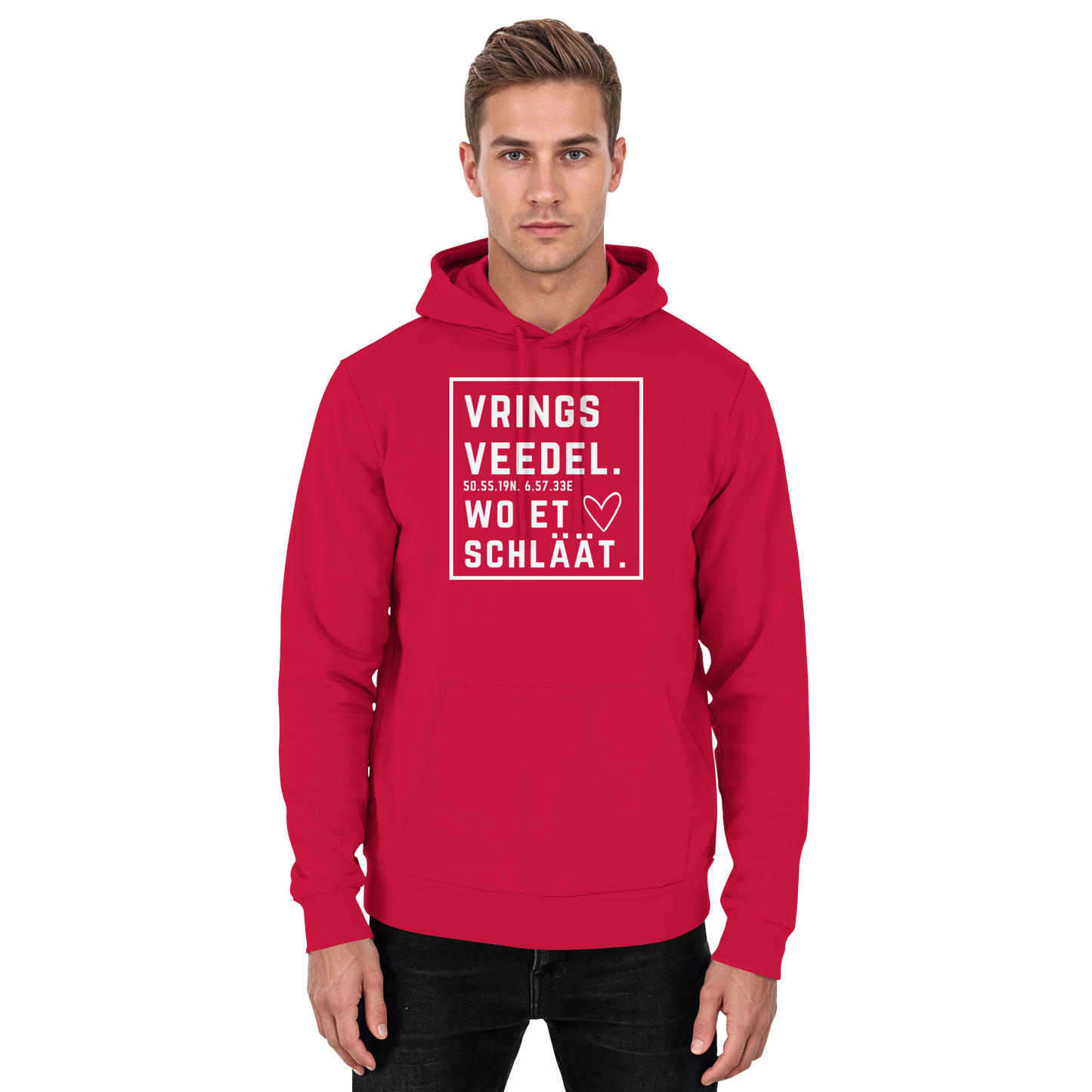 Vringsveedel Hätz Druck - Basic Unisex Hoodie