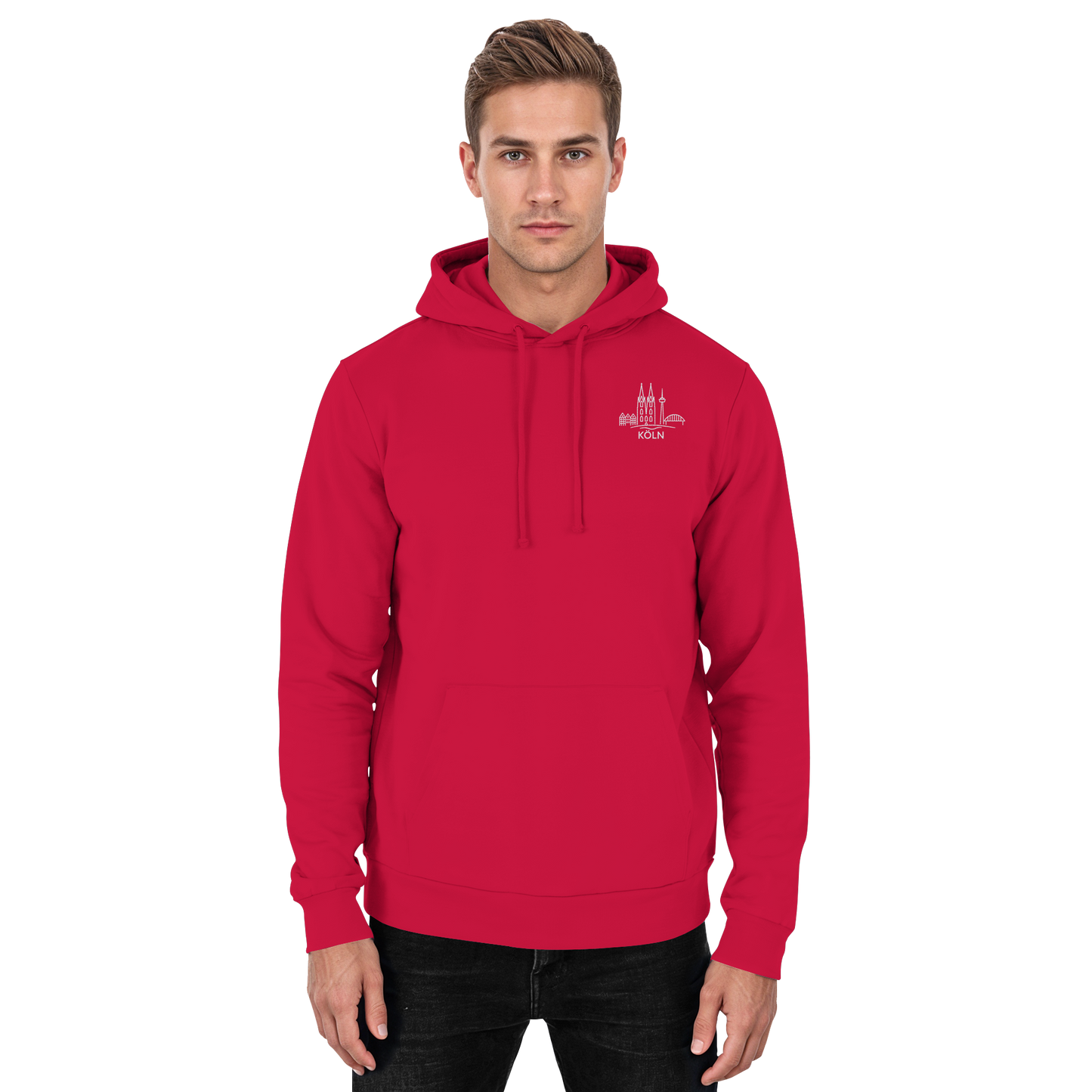 Köln Skyline Stick - Basic Unisex Hoodie