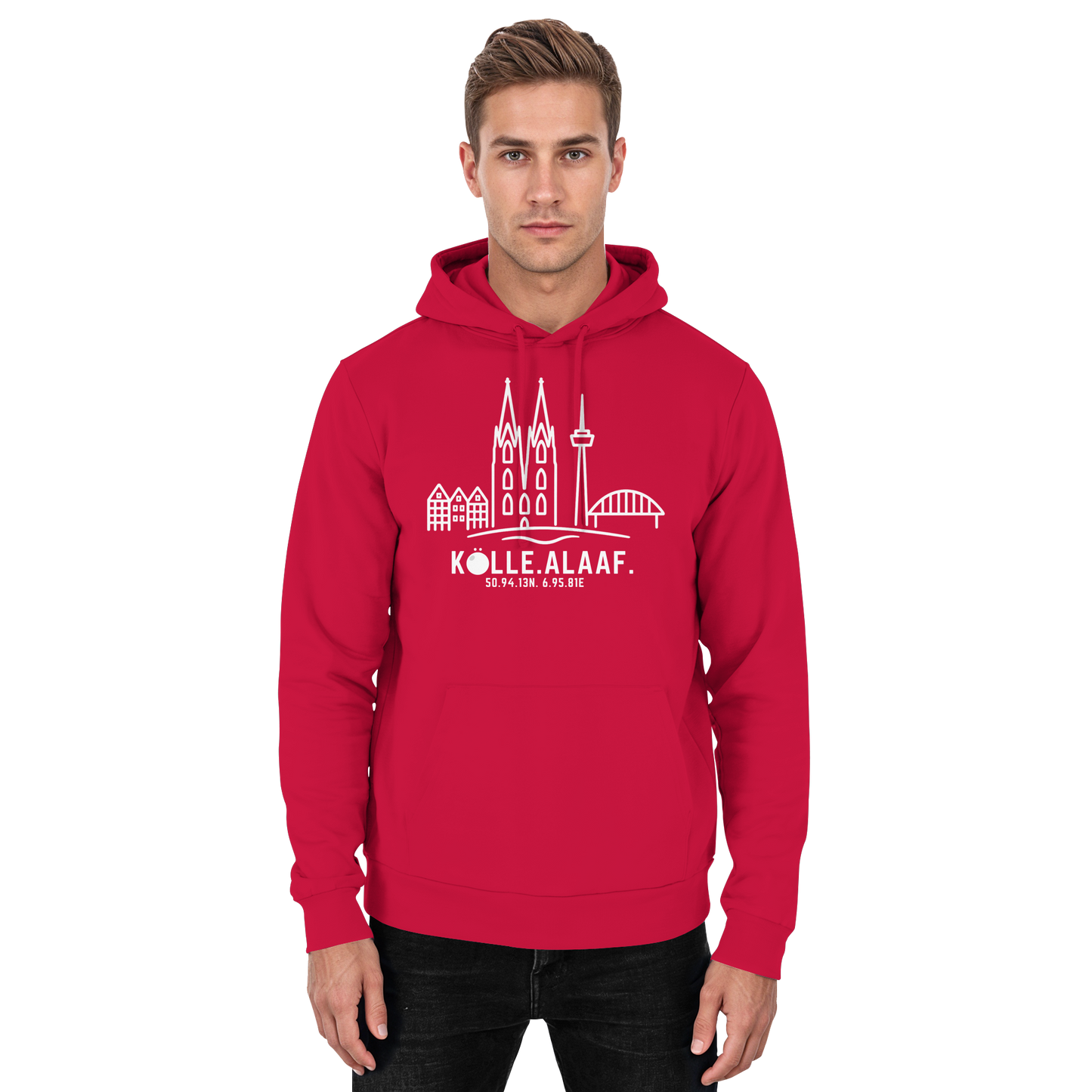 Skyline Alaaf Druck - Basic Unisex Hoodie