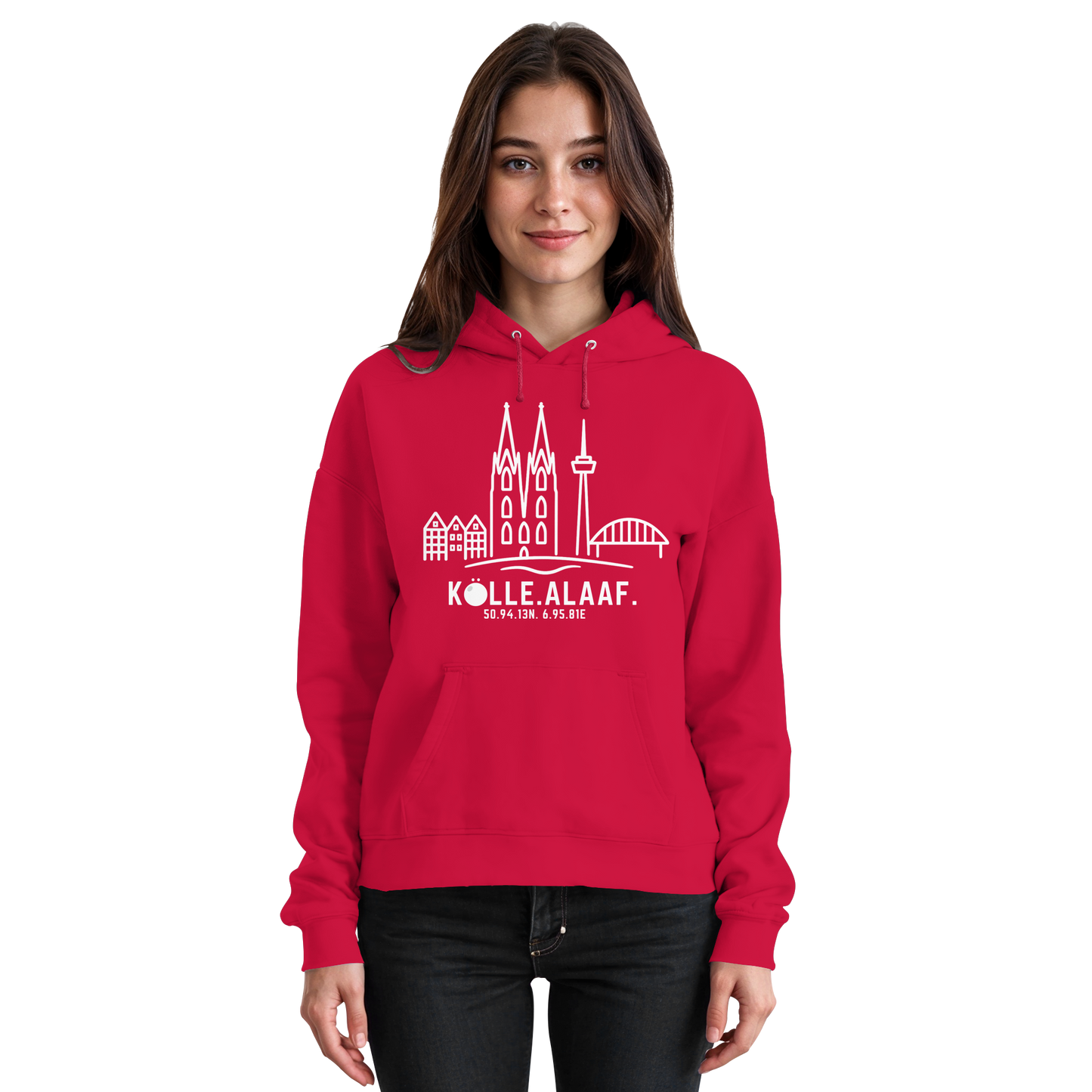Skyline Alaaf Druck - Basic Unisex Hoodie