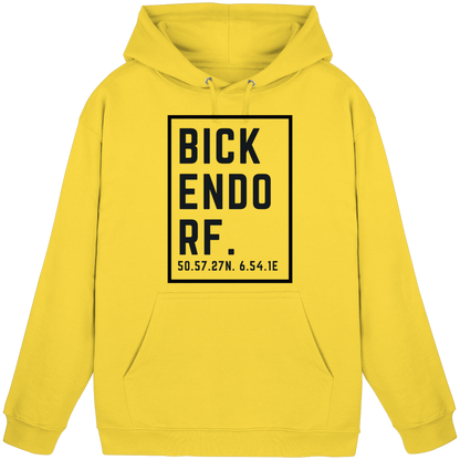 Bickendorf Koordinaten (großer Druck auf der Brust) - Basic Unisex Hoodie